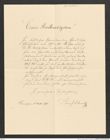 Nachlass Franz Steindachner, Brief von Josef Sitmell an Franz Steindachner (01.10.1907), Inv.Nr. 489.02, Seite 1